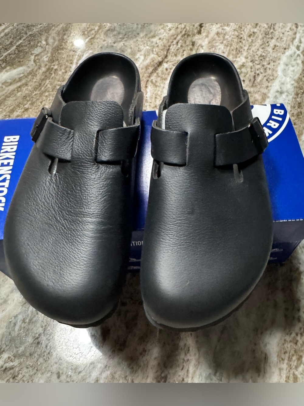 Birkenstock Women's Black Slip-On Clog with Buckle